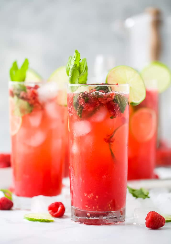 Fresh Raspberry Mojito Recipe: Mint, Lime, Agave Perfected